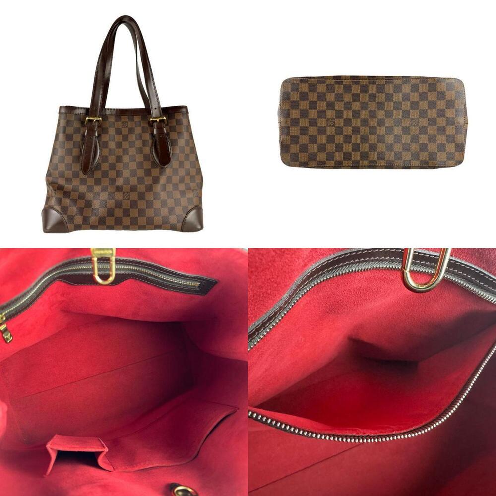 LOUIS VUITTON Authentic Brown Damier Leather Shoulder Bag - Picture 3 of 5